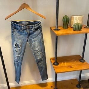 American Eagle Jeggings, Super stretch, Size 4